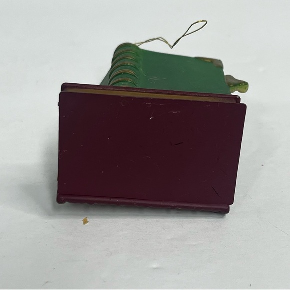 vintage christmas the night before christmas plastic book ornament toy soldier - Picture 6 of 6